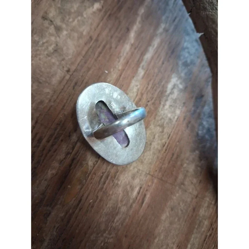 Size 6.5 Atlantisite boho handmade statement ring